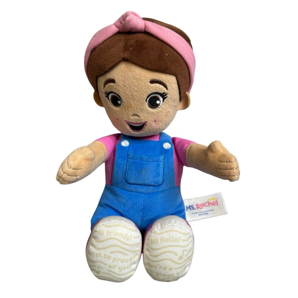 Ms. Rachel Cuddle And Comfort Doll Miss Mrs. Soft Genuine Plush Educational Toy